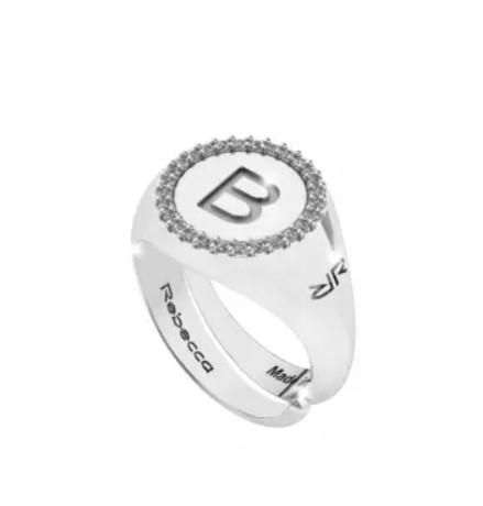 Anello donna REBECCA Lettera iniziale