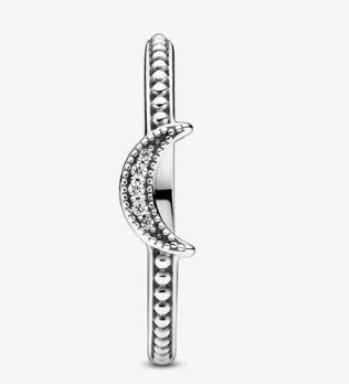 Anello PANDORA Falce di luna con sfere - Biondo Gioielli