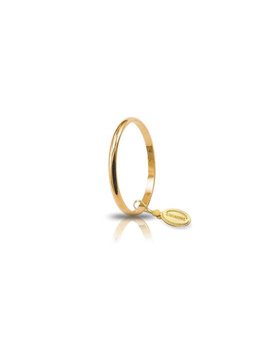 Fede classica in oro giallo 18KT UNOAERRE