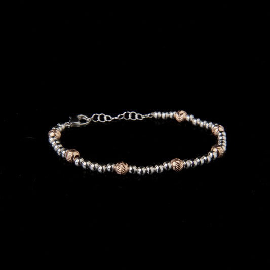 Bracciale pietra argentata BLIND