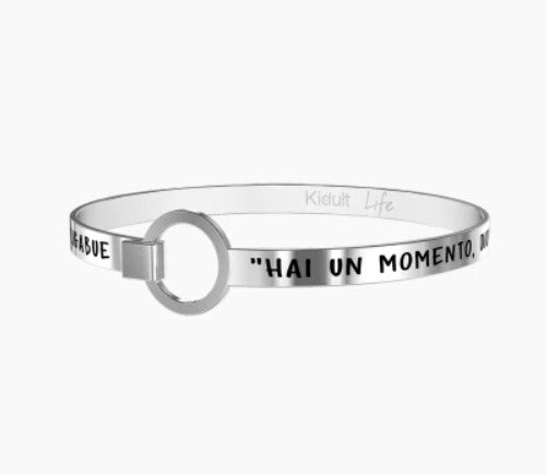 Bracciale donna KIDULT Ligabue Collection Hai un momento Dio - Biondo Gioielli