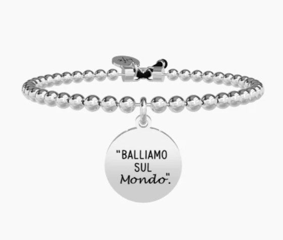 Bracciale donna KIDULT Ligabue Collection Balliamo sul mondo - Biondo Gioielli