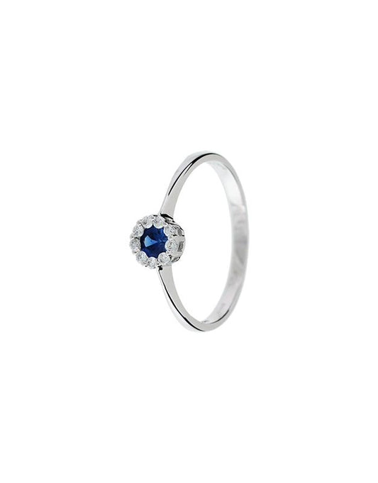 Anello in oro, Diamanti e Zaffiro GIORGIO VISCONTI donna