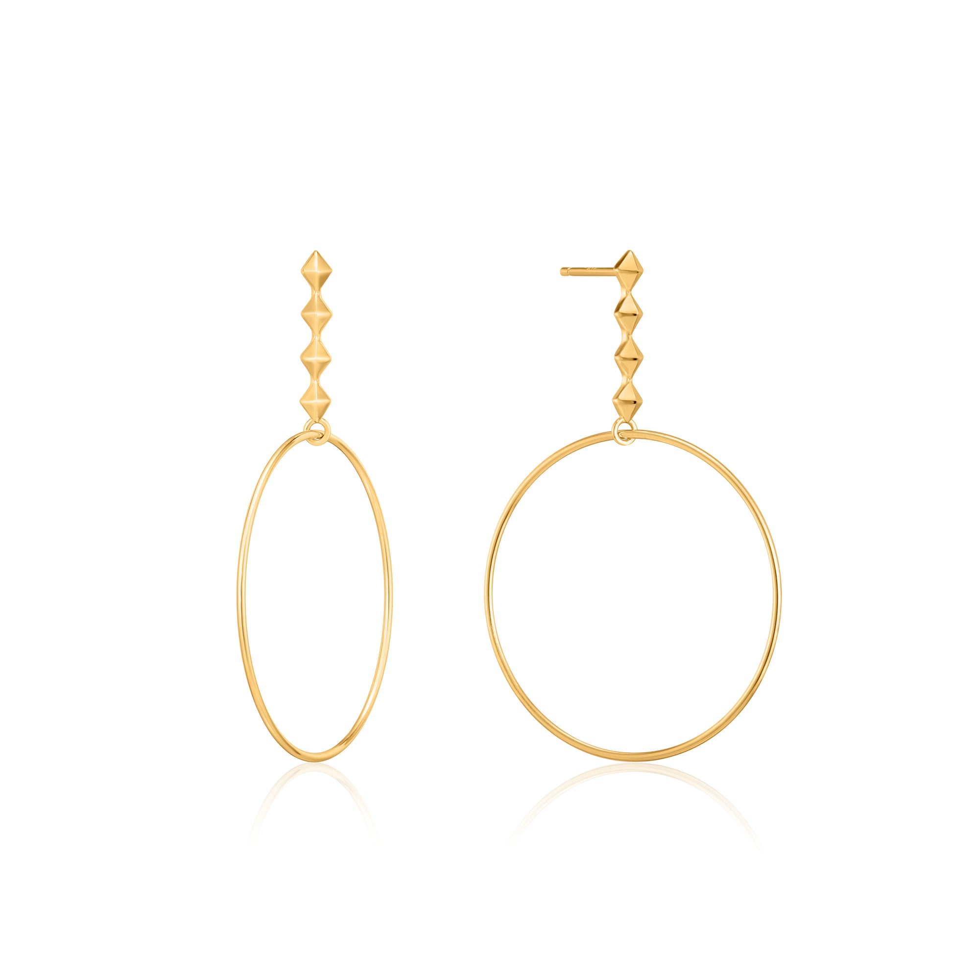 Orecchini donna ANIA HAIE Spike it up - Biondo Gioielli