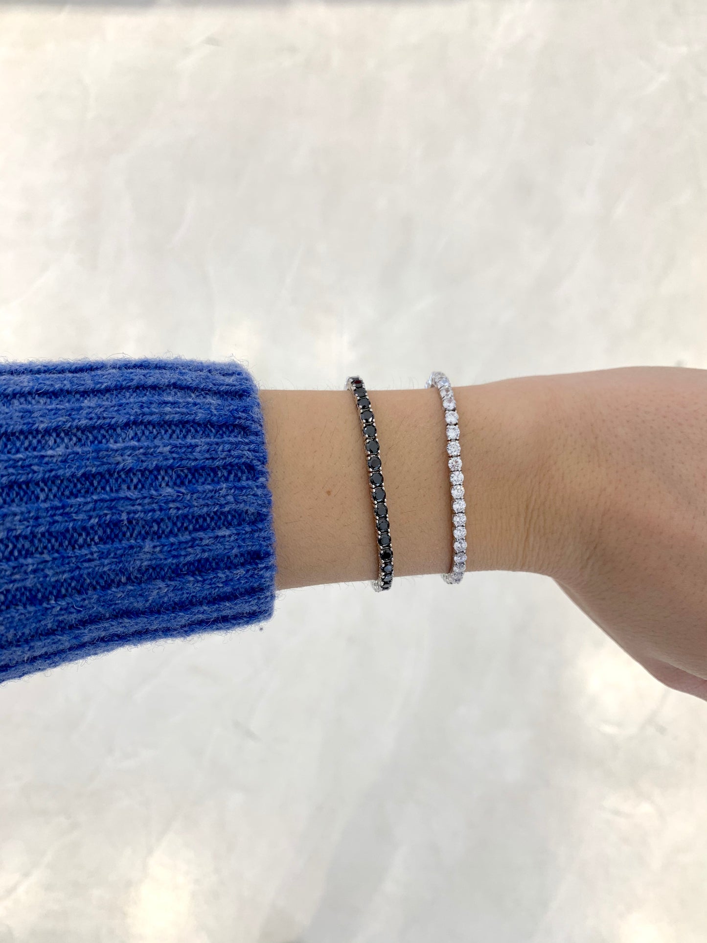 Tennis Zirconia in argento - Biondo Gioielli