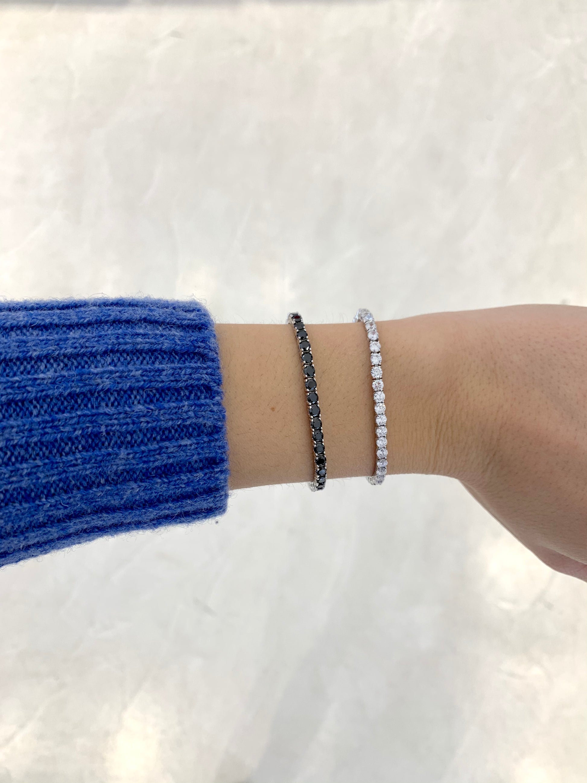 Tennis Zirconia in argento - Biondo Gioielli