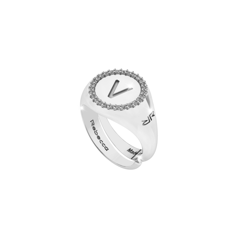 Anello donna REBECCA Lettera iniziale
