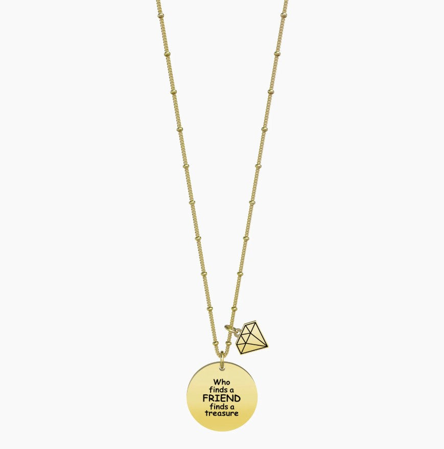 Collana donna KIDULT Love - Biondo Gioielli