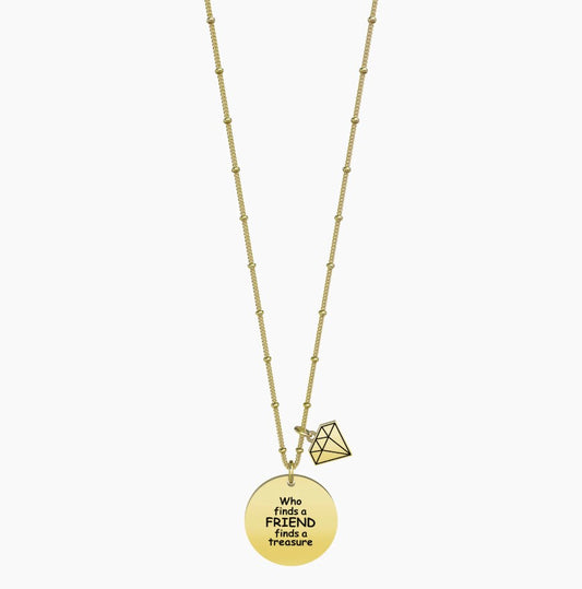 Collana donna KIDULT Love - Biondo Gioielli
