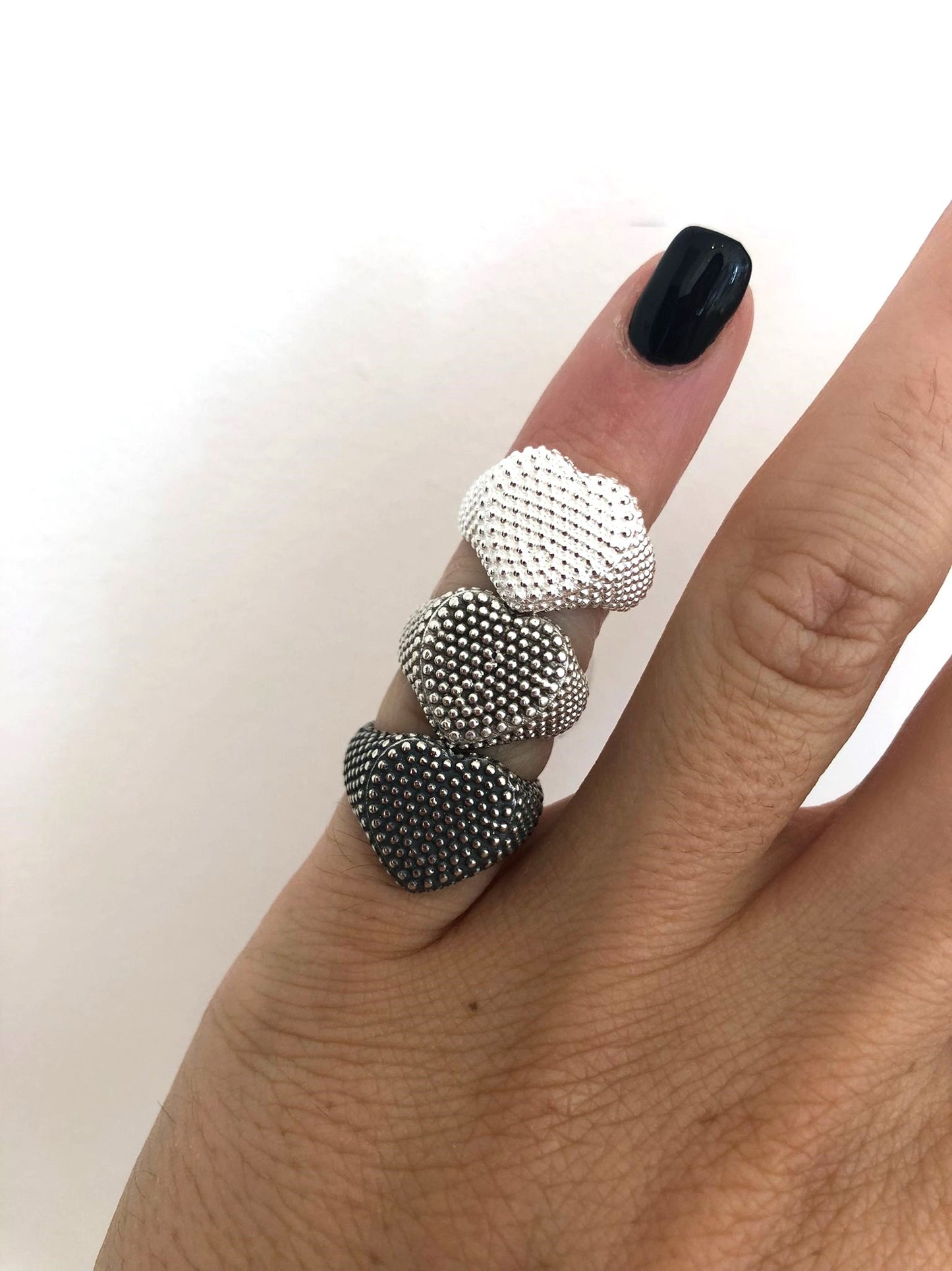 Anello chevalier da mignolo argento