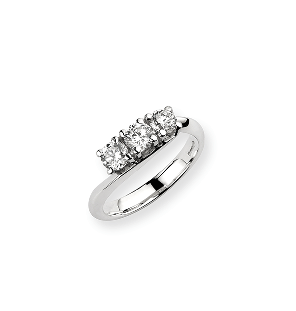 Anello Trilogy Oro e Diamanti NAMURI - Biondo Gioielli