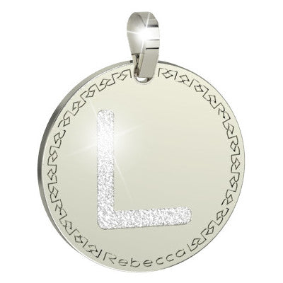 Ciondolo donna REBECCA Lettera iniziale glitter