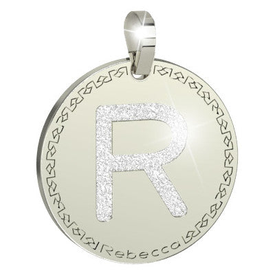 Ciondolo donna REBECCA Lettera iniziale glitter