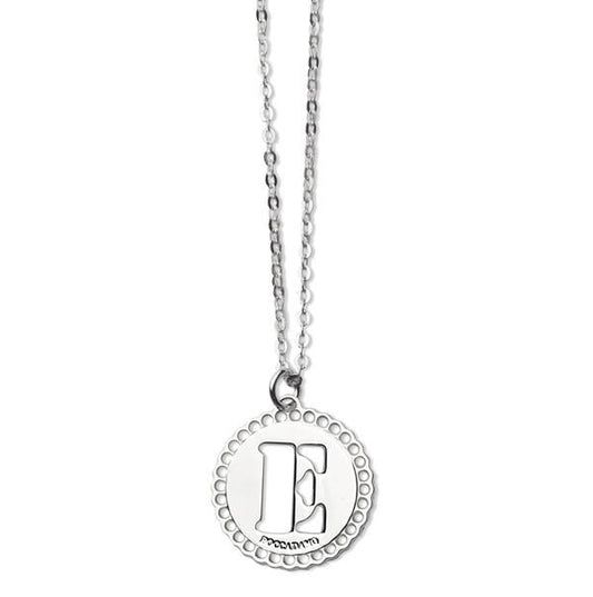 Collana donna BOCCADAMO Lettera E - Biondo Gioielli