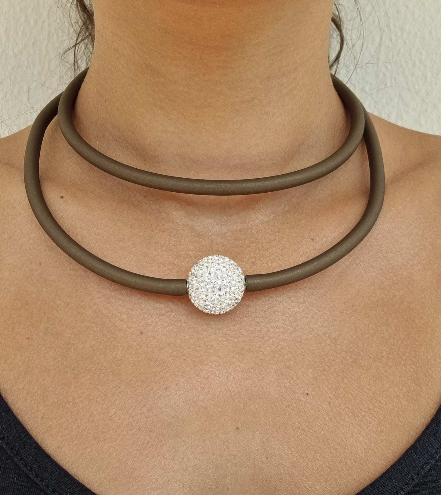 Bracciale / collana BOCCADAMO in silicone
